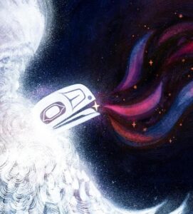 Image of a bird from the Joy Harjo's children's book