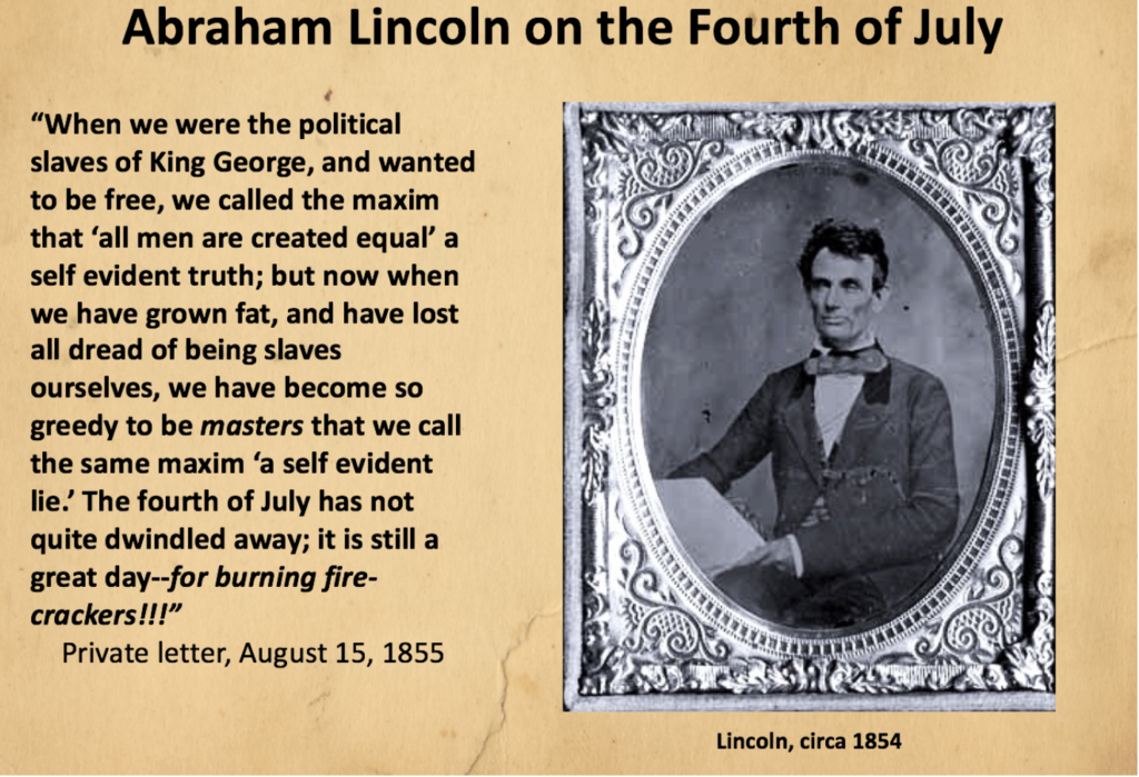 Lincoln 1855