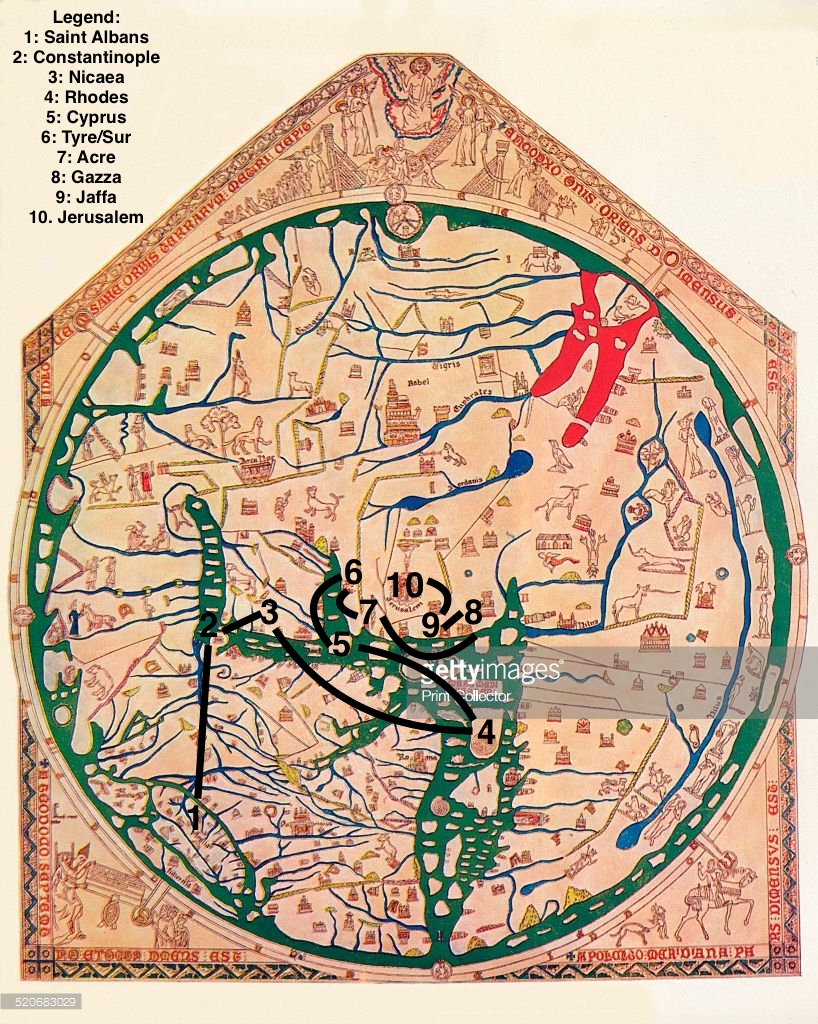 The Book of John Mandeville Medieval Map – Mapping the Global Middle Ages