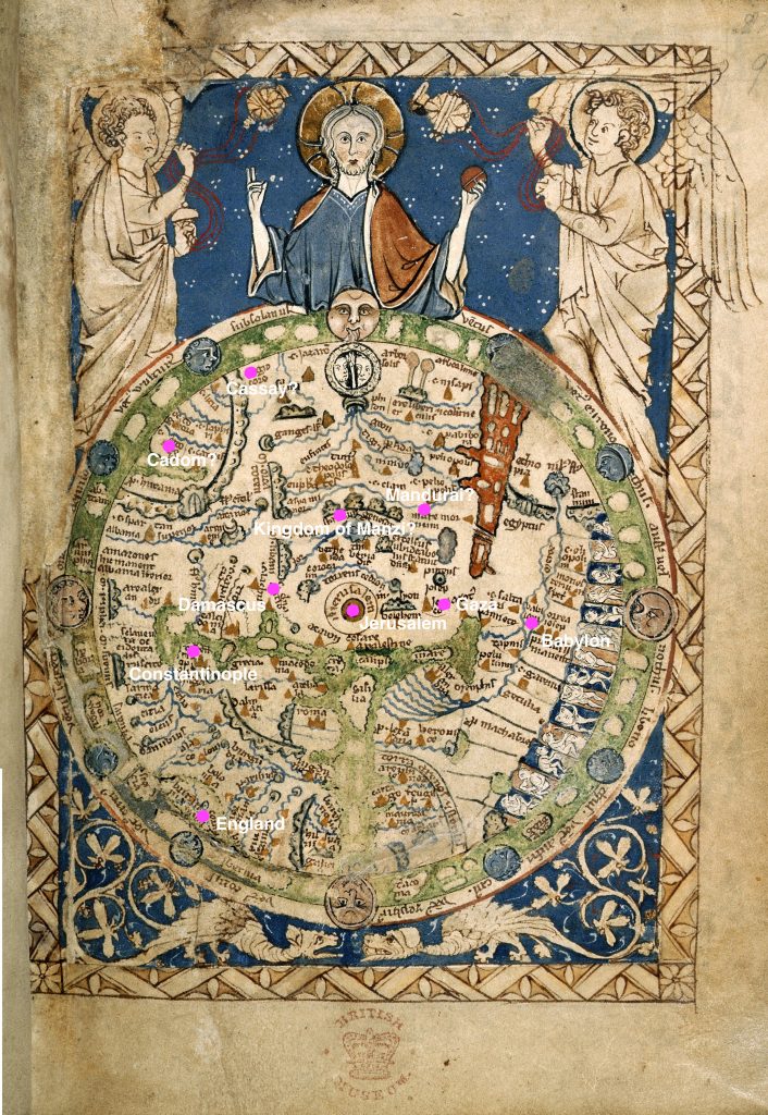 The Book of John Mandeville Medieval Map – Mapping the Global Middle Ages