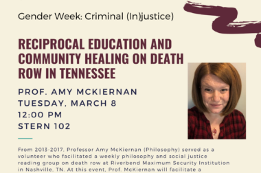  Reciprocal Education and Community Healing on Death Row in Tennessee